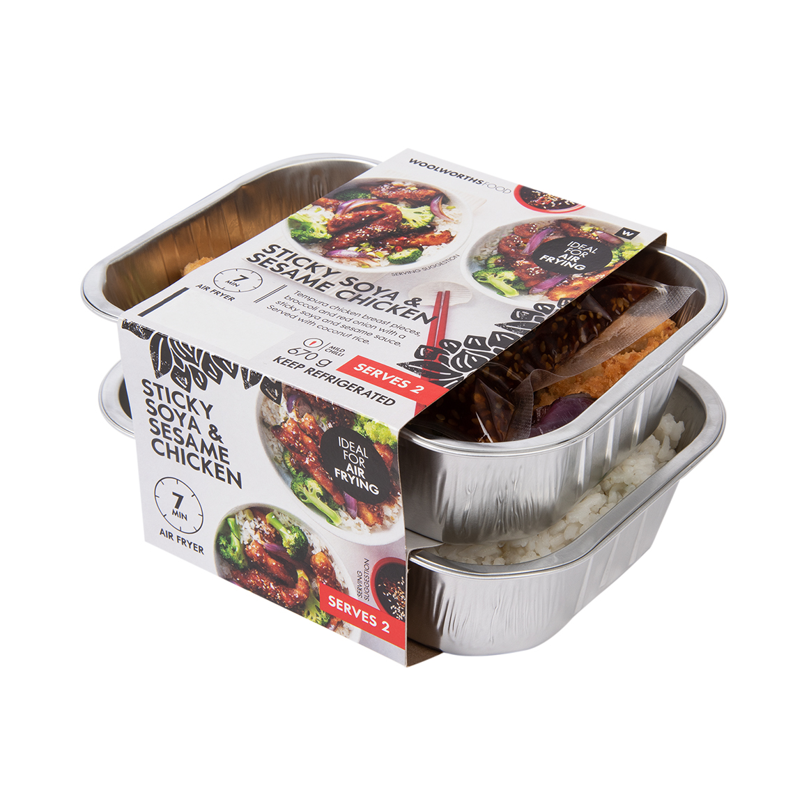 Sticky Soya & Sesame Chicken with Coconut Rice 670 g | Woolworths.co.za