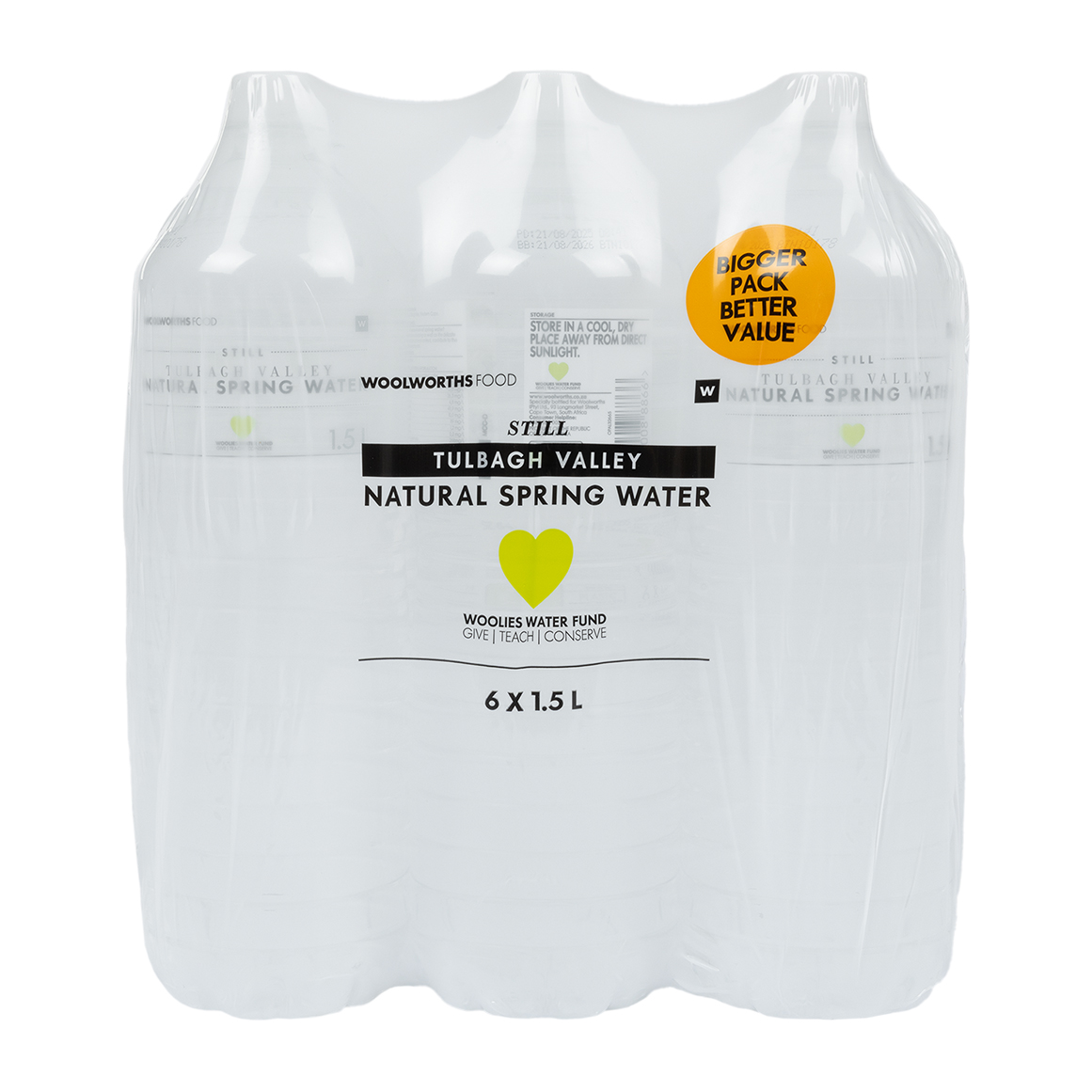 Still Natural Spring Water 6 x 1.5 L
