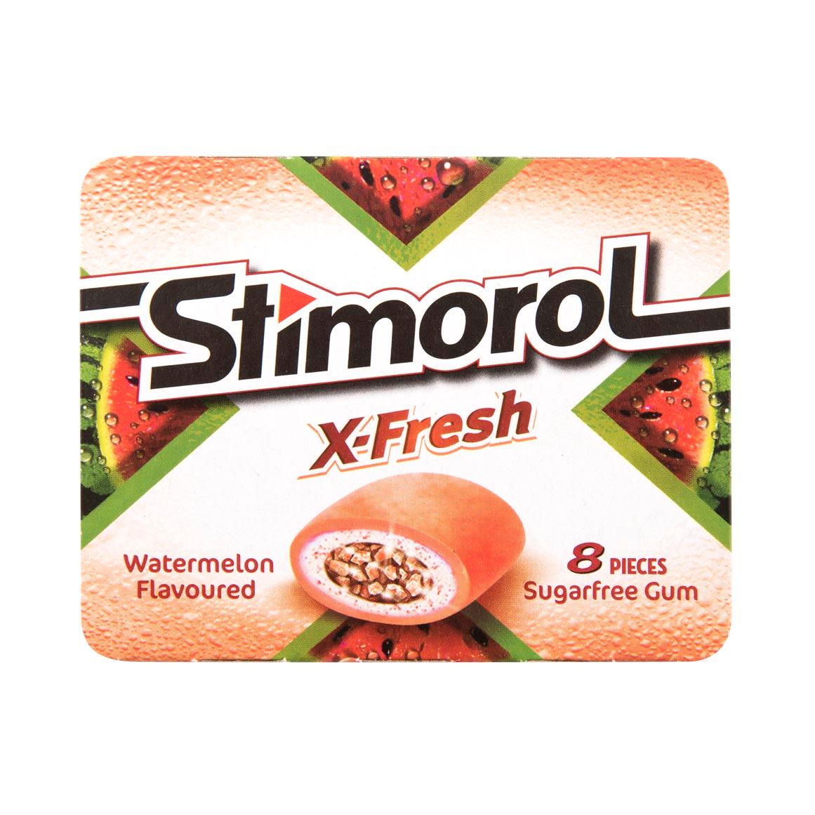 Stimorol X-Fresh Watermelon Sugar Free Chewing Gum 8 Pcs