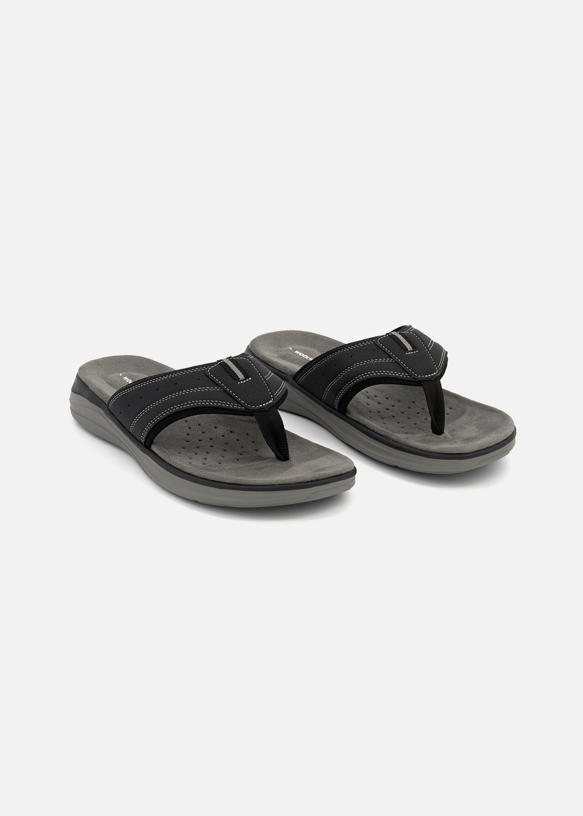 Stitch Detail Outdoor Thong Sandals