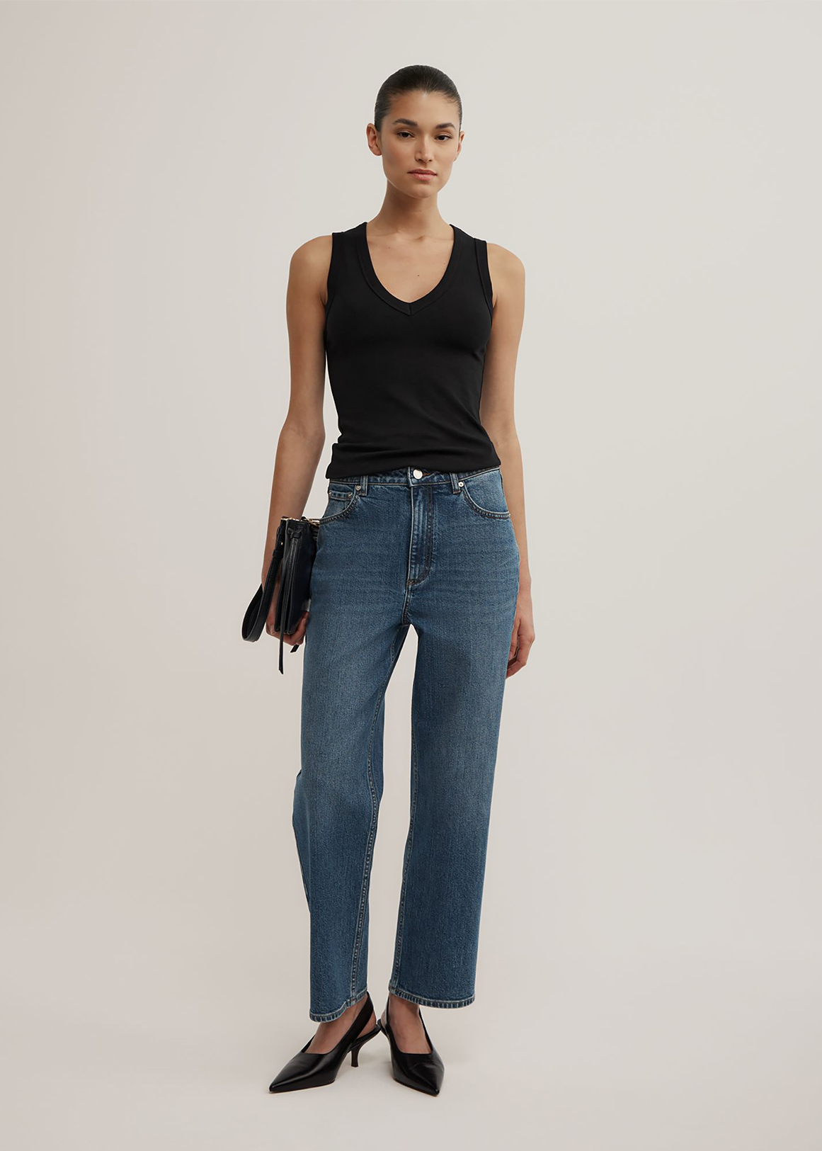 Straight Crop Jeans