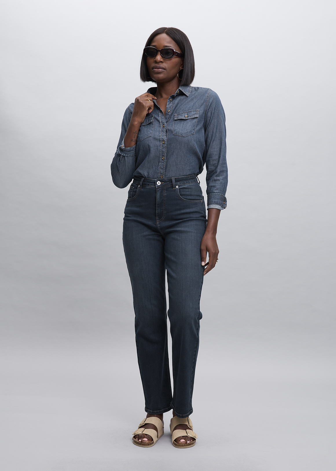Straight Leg Jeans