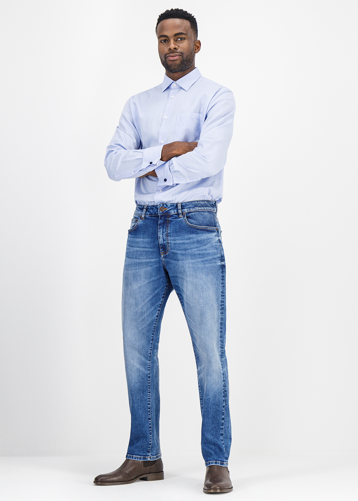 Straight Leg Jeans