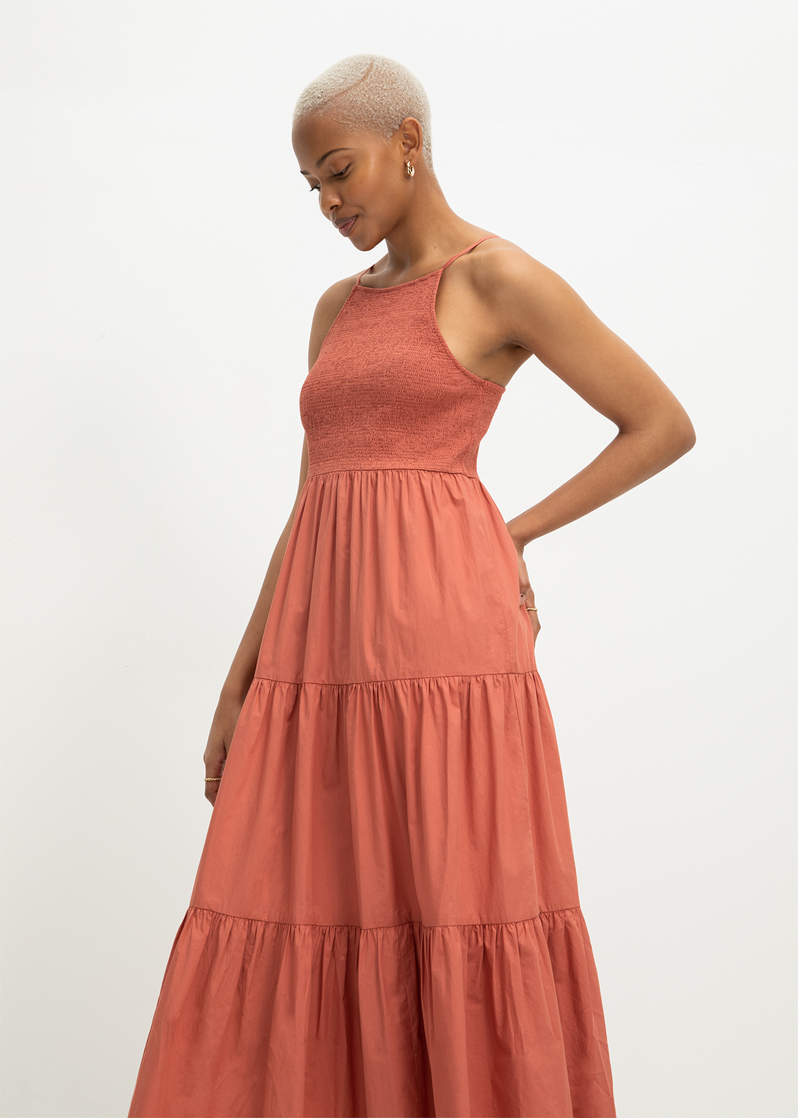 Strappy Tiered Maxi Dress | Woolworths.co.za