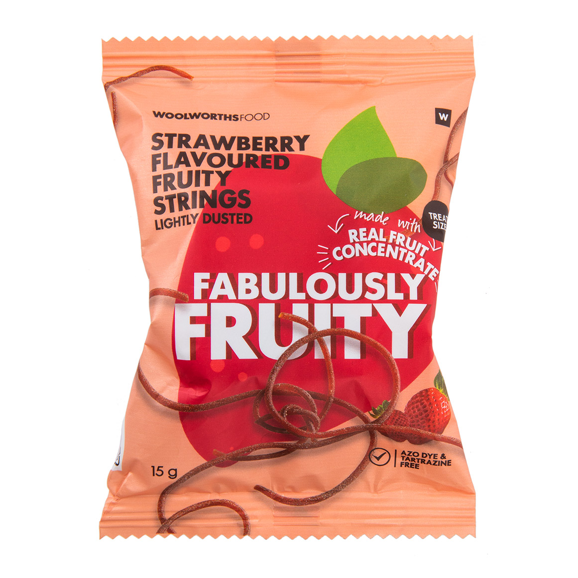 Strawberry Flavoured Fabulously Fruity Strings 15 g | Woolworths.co.za