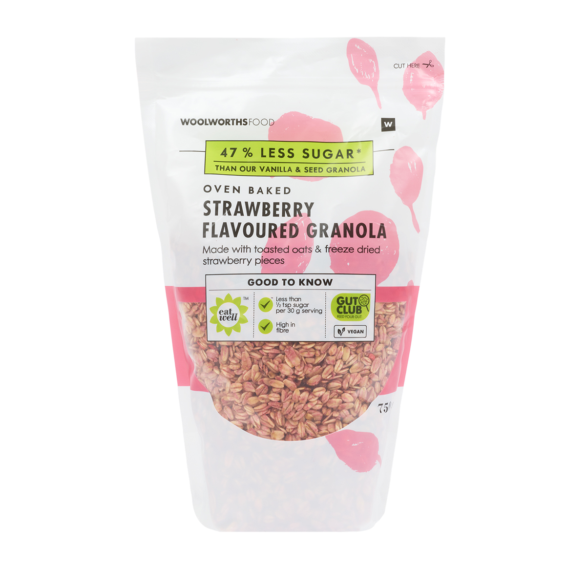 Strawberry Flavoured Granola 750 g