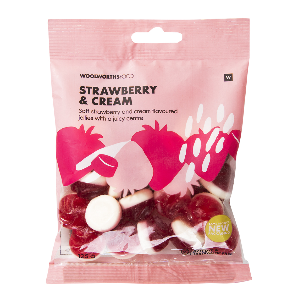 Strawberry and Cream Jellies 125 g
