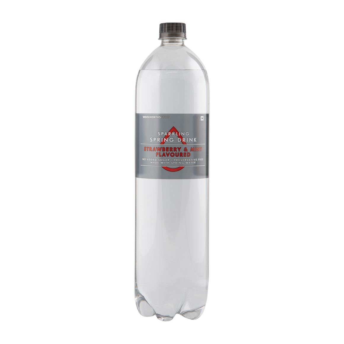 Strawberry and Mint Flavoured Sparkling Spring Drink 1.5 L