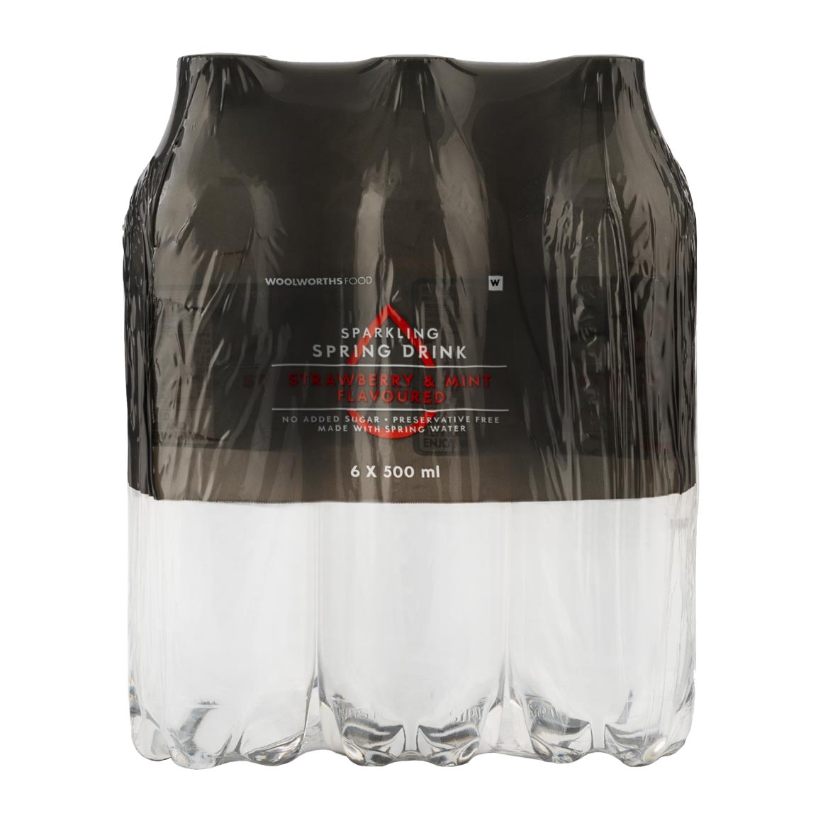Strawberry and Mint Flavoured Sparkling Spring Drink 6 x 500 ml