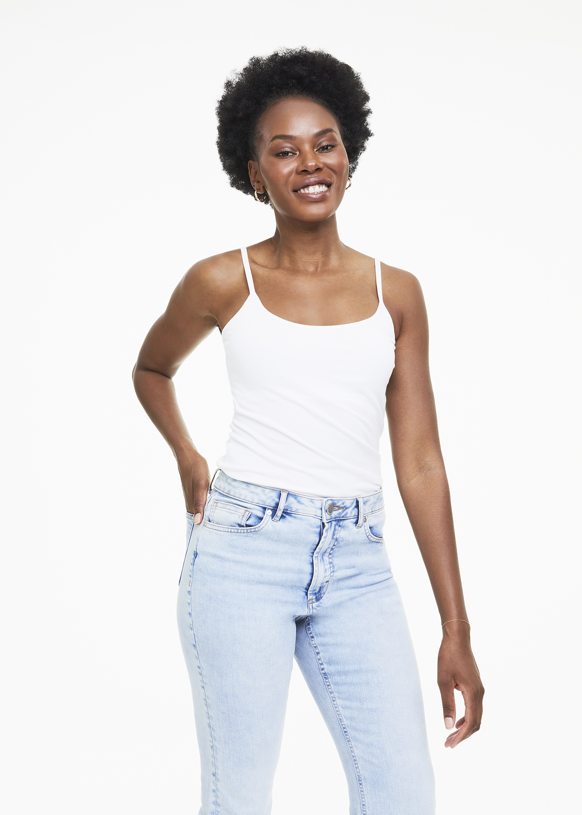 Stretch Cotton Modal Camisole | Woolworths.co.za