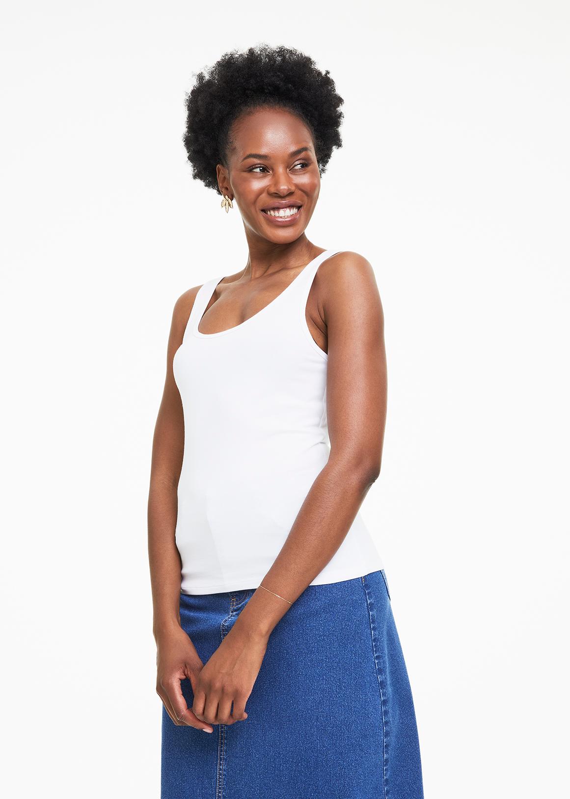 Cotton Modal Stretch Layering Tank Top 3-Pack