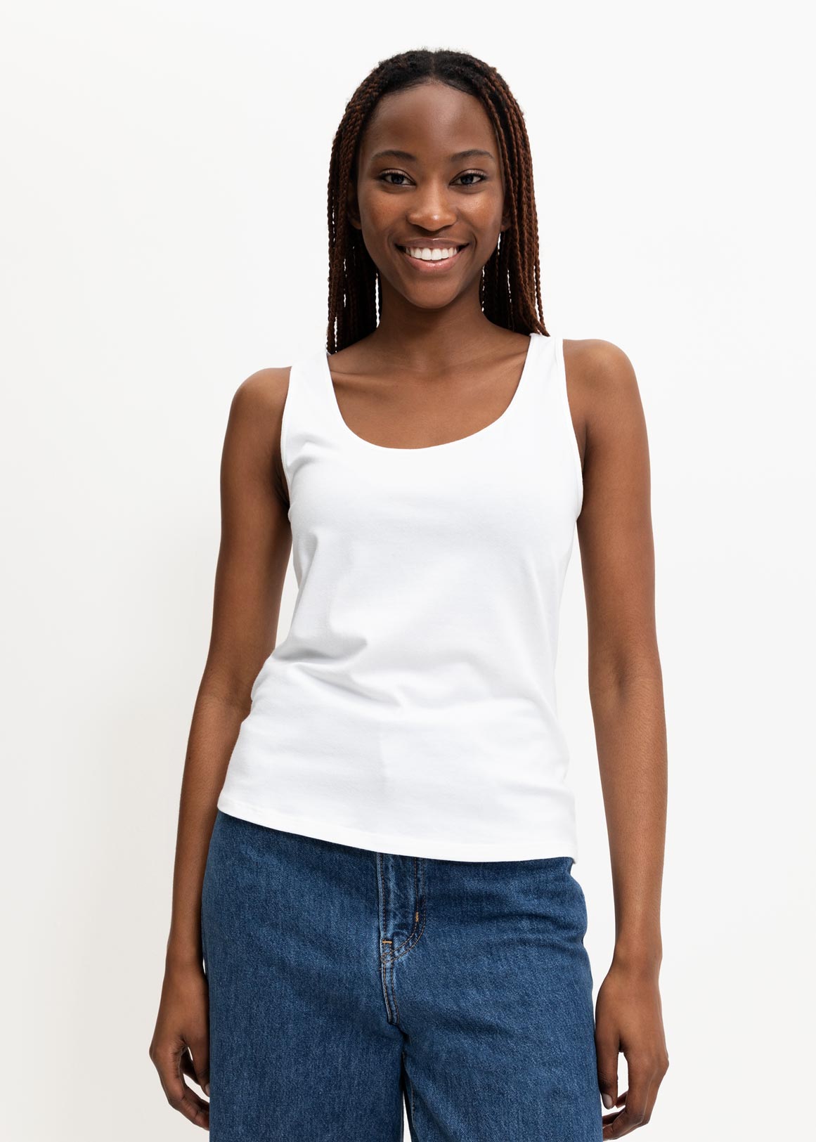 Stretch Cotton Vest | Woolworths.co.za