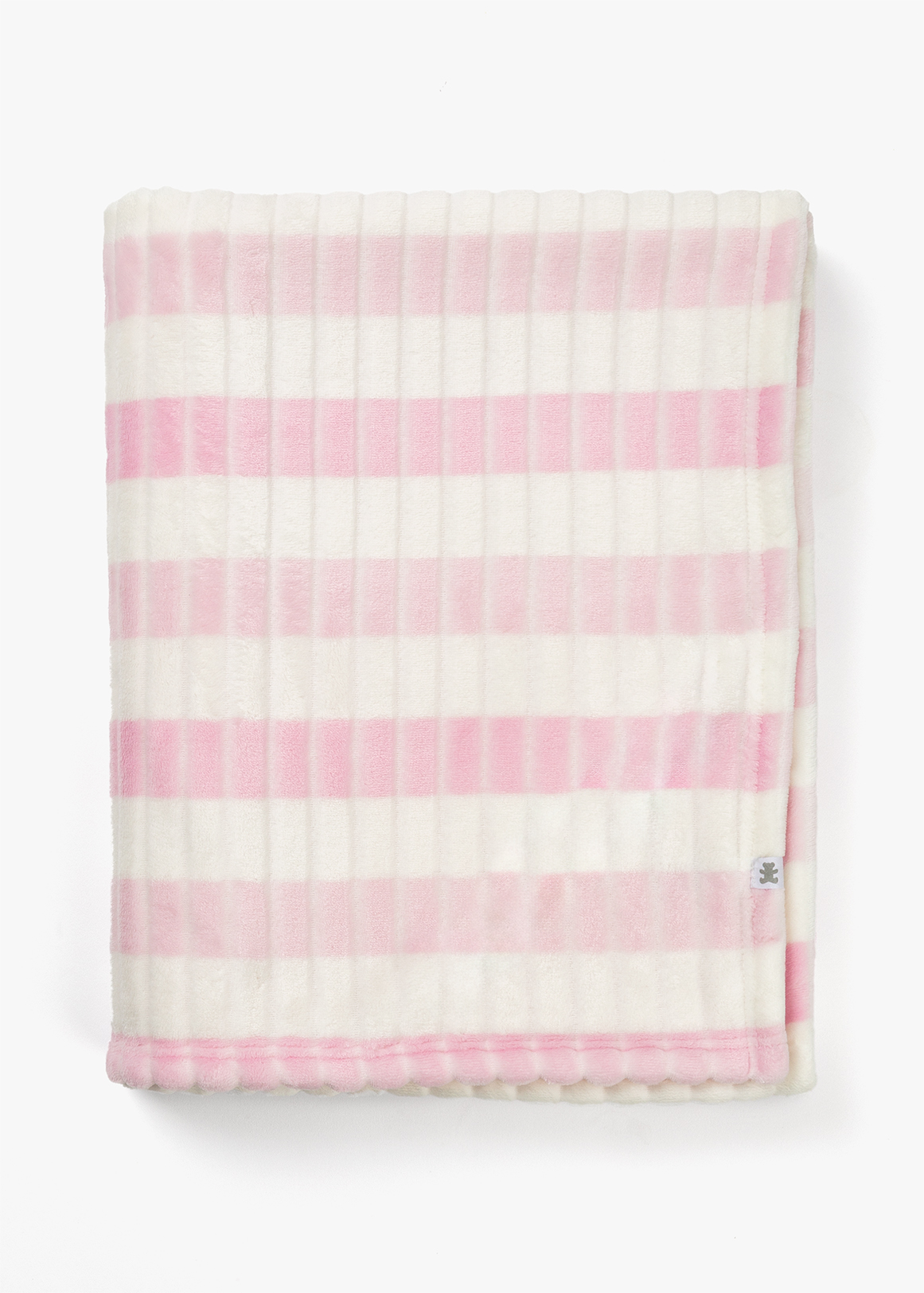 Stripe Coral Fleece Baby Blanket Woolworths.co.za