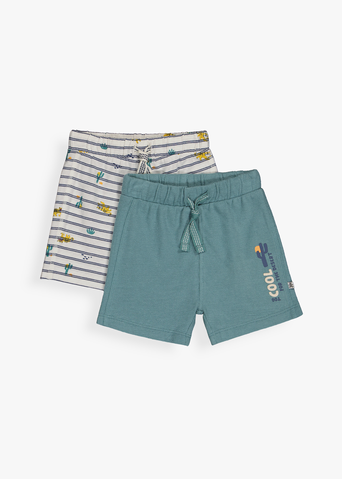 Stripe Cotton Shorts 2 Pack