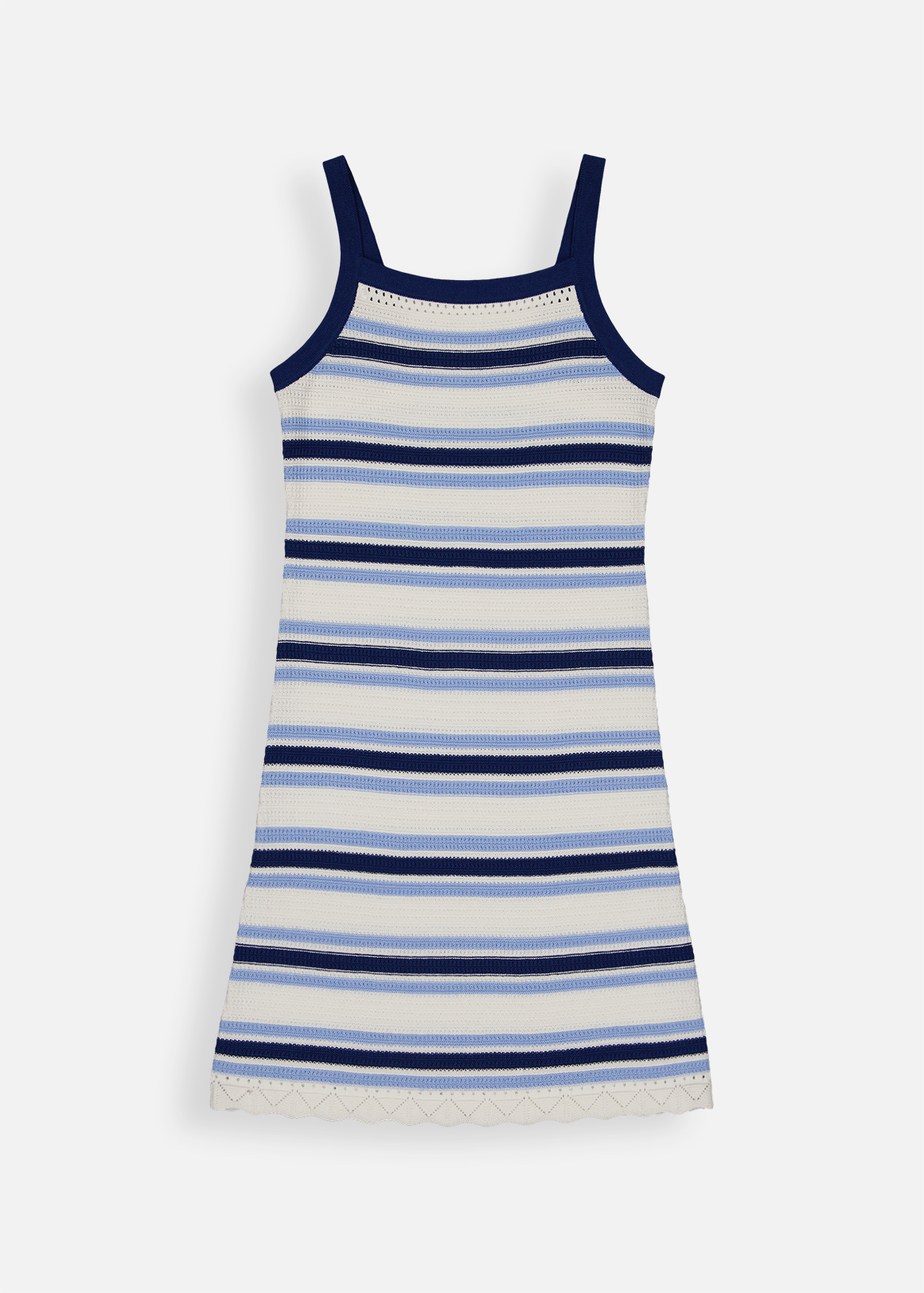 Stripe Crochet Dress