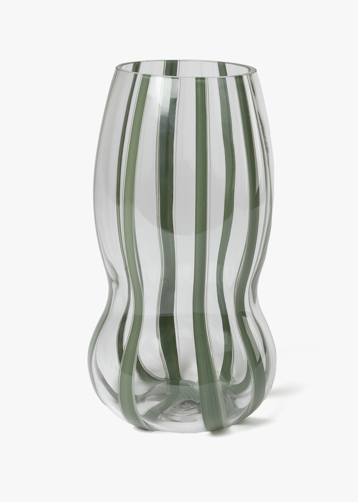 Stripe Glass Vase