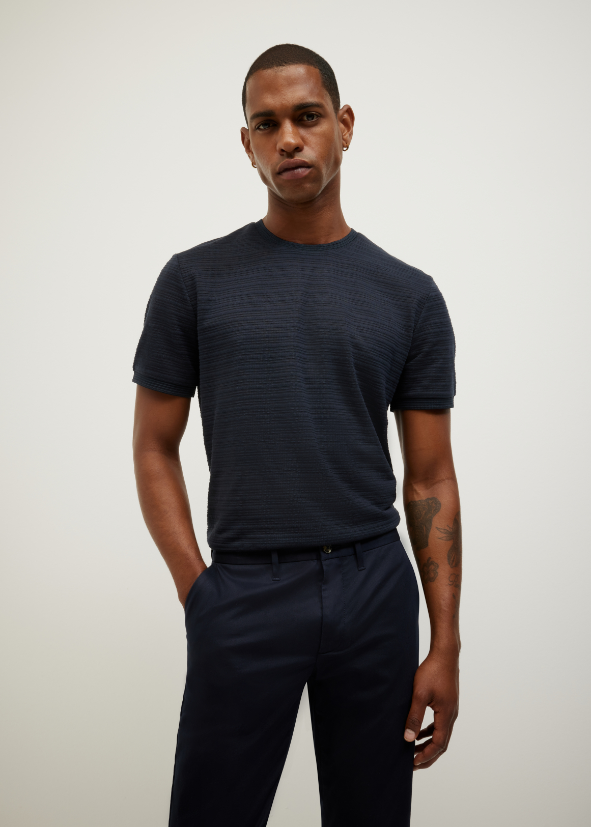 Stripe Jacquard Tee