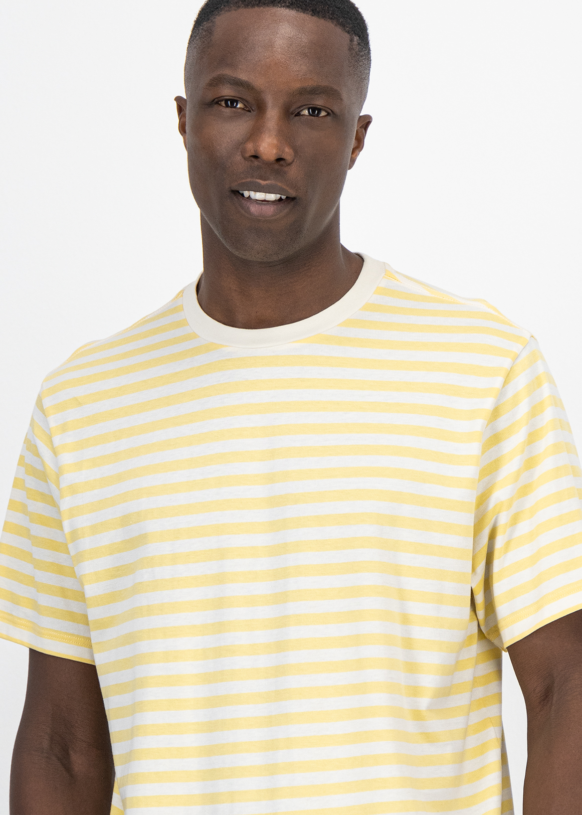 Stripe Relaxed Fit Cotton T-shirt | Woolworths.co.za