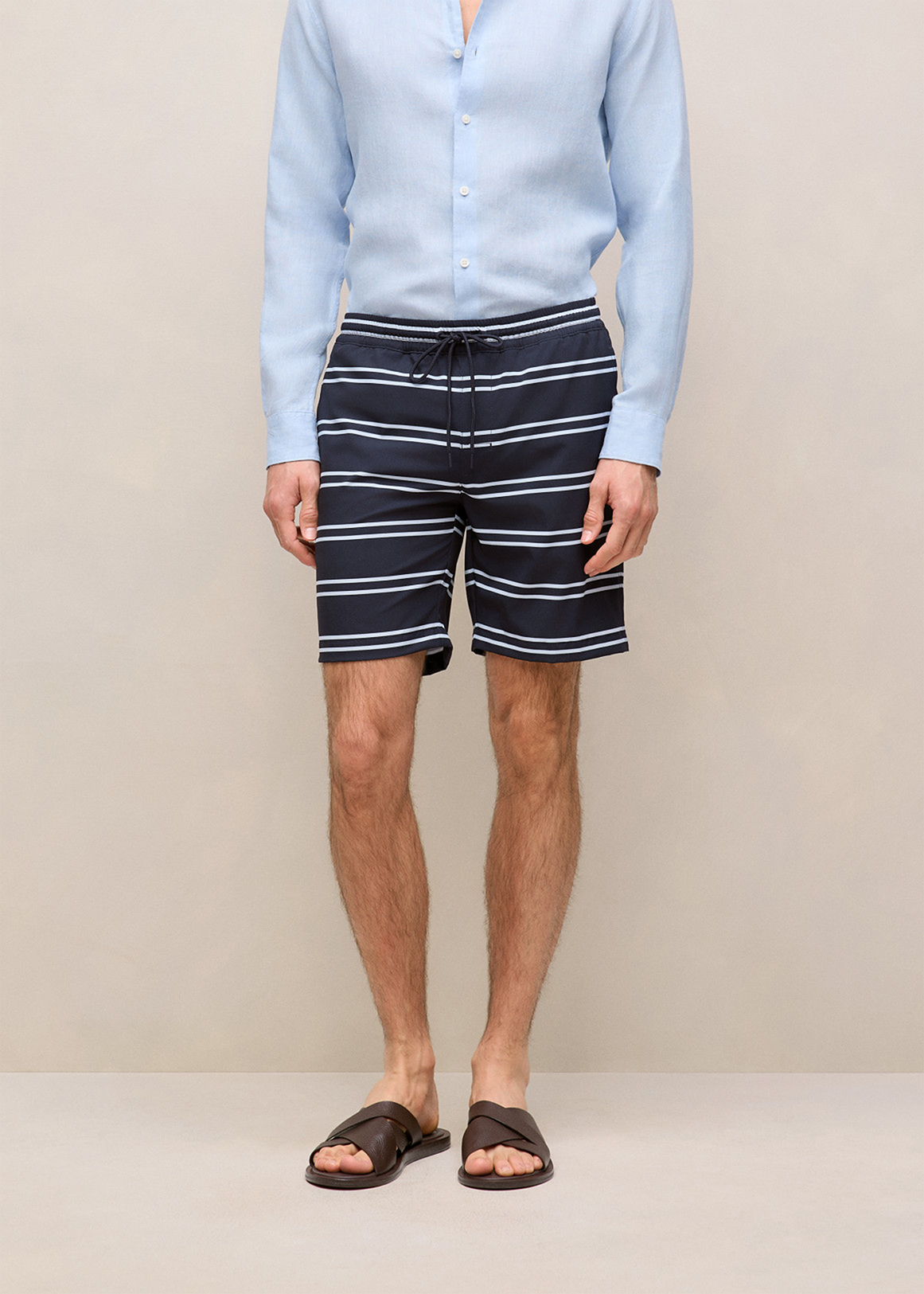 Stripe Swim Short