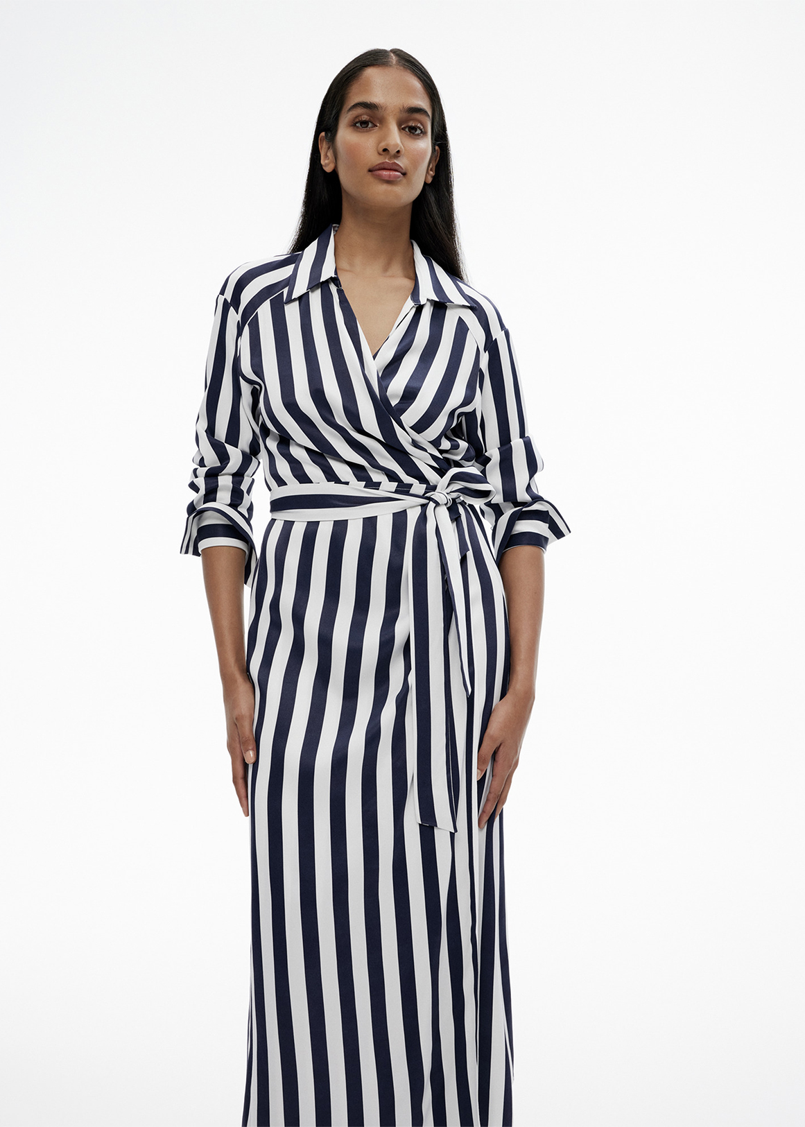 Stripe Wrap Dress | Woolworths.co.za