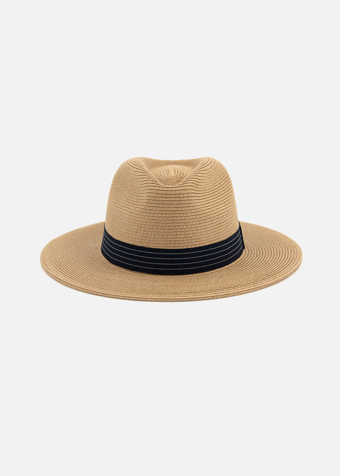 Striped Band Straw Panama Hat