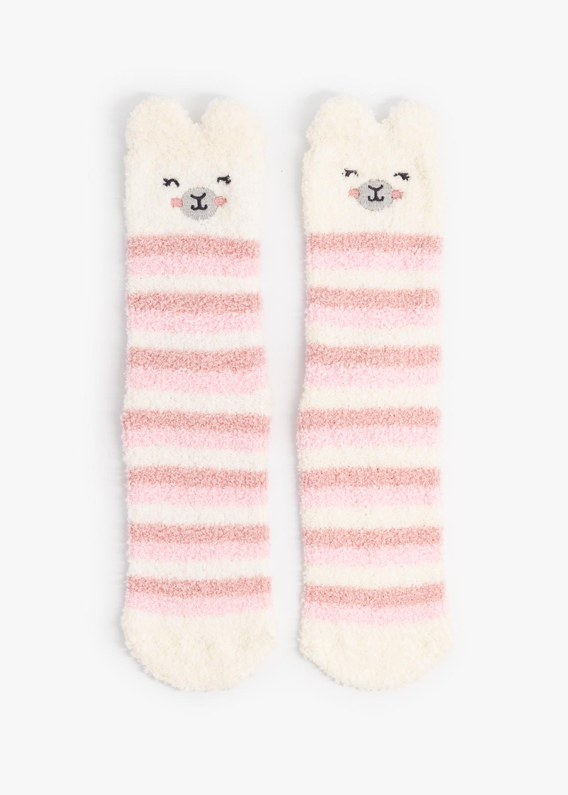 Striped Fluffy Llama Socks | Woolworths.co.za