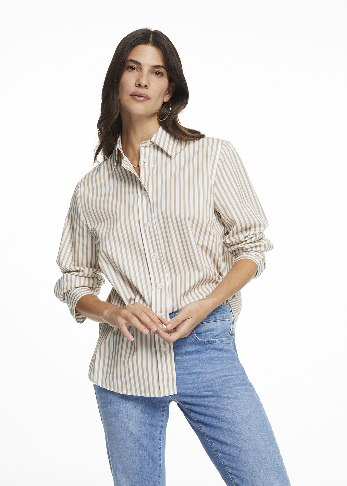 Striped Poplin Shirt | Woolworths.co.za