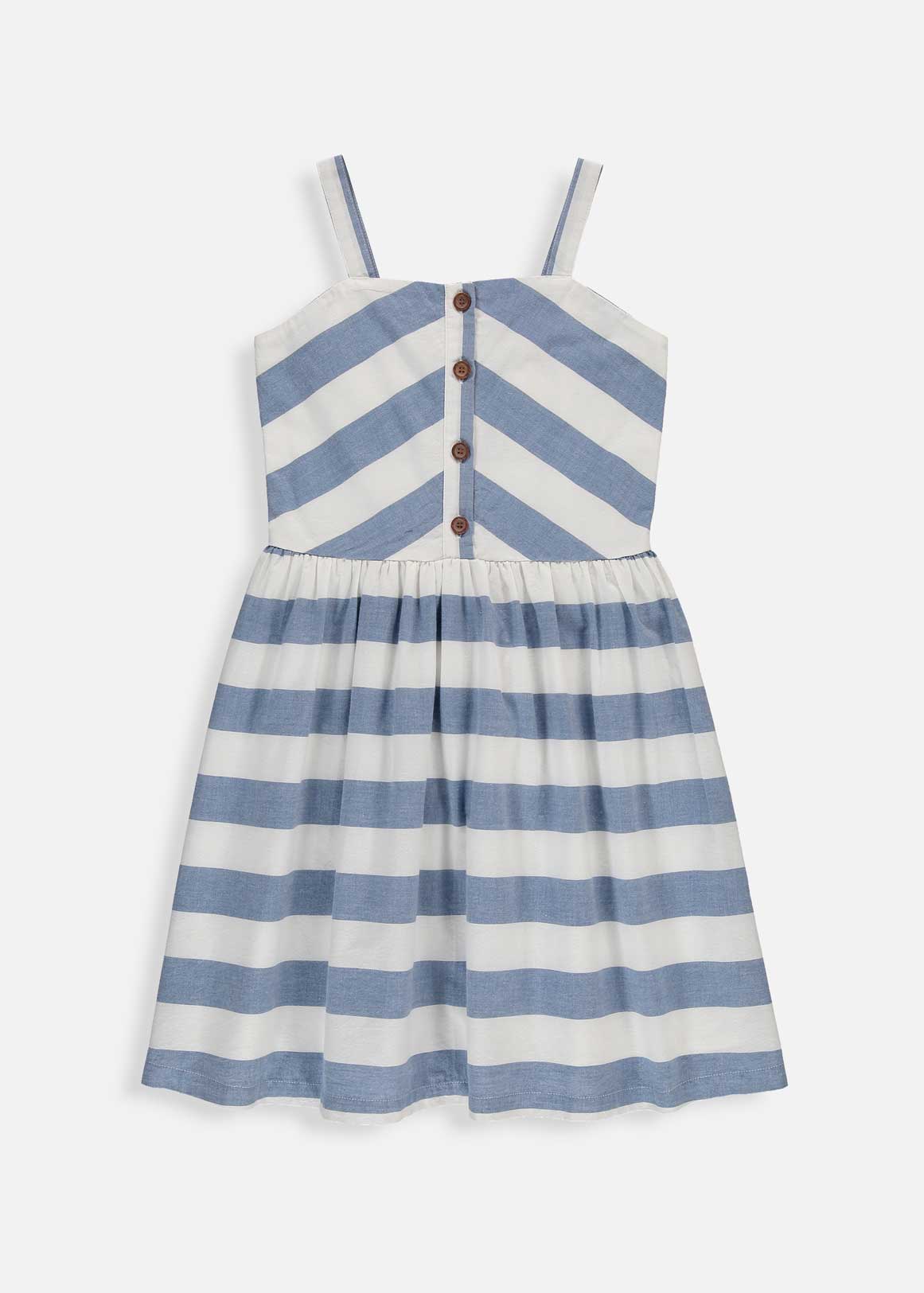 Striped Strappy Cotton Dress | Woolworths.co.za