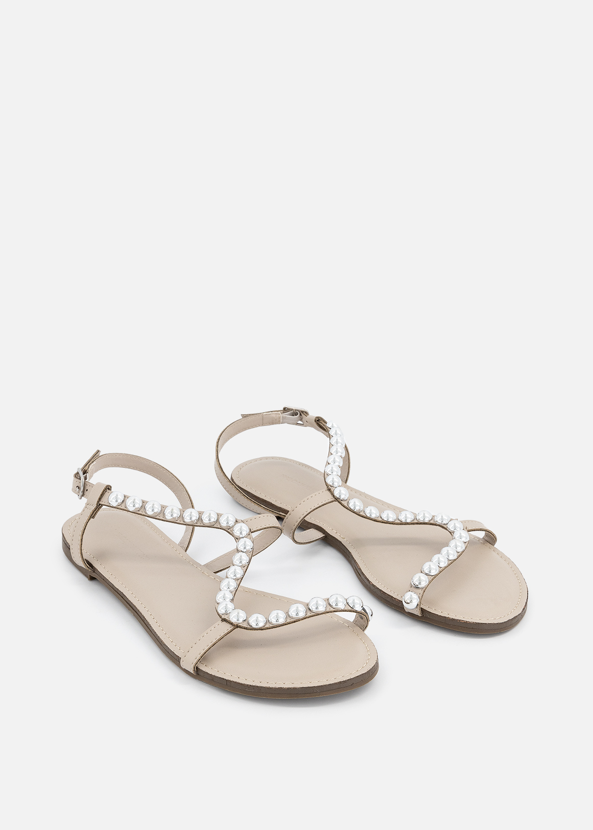 Studded Curve Strap Sandals | Woolworths.co.za