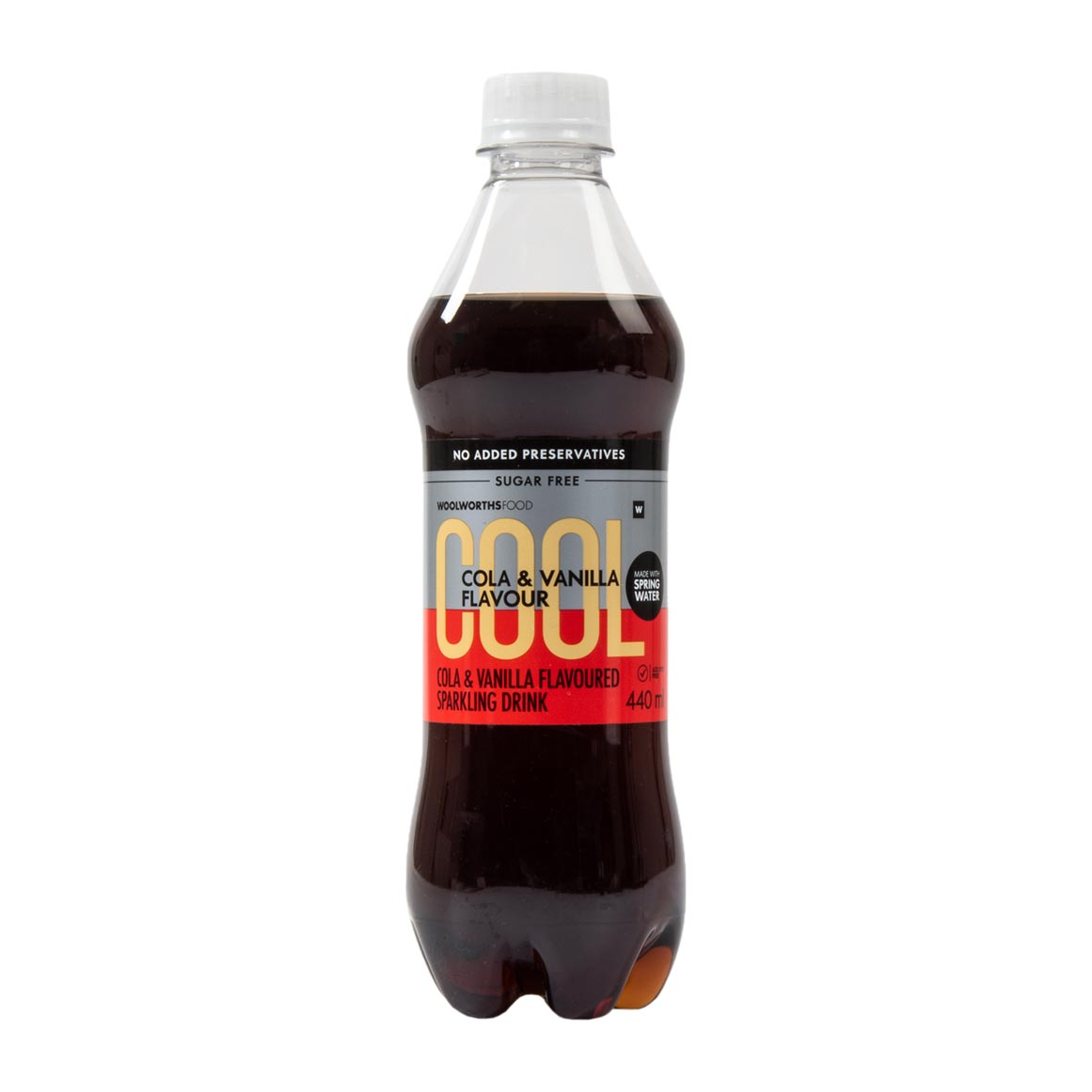 Sugar Free Cola and Vanilla Flavoured Sparkling Drink 440 ml