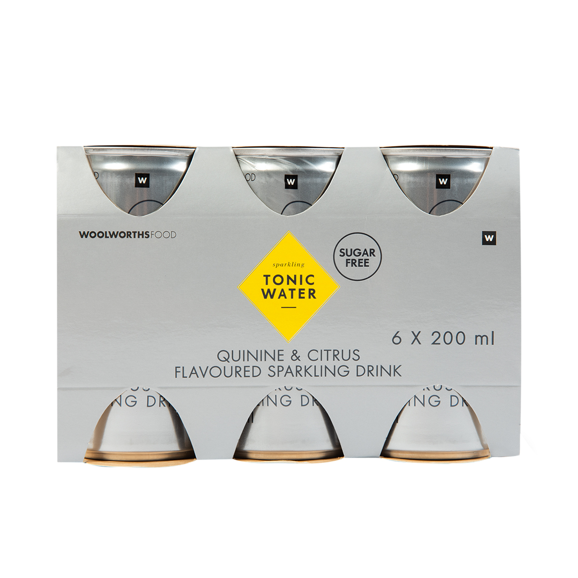 Sugar Free Quinine and Citrus Sparkling Tonic Water 6 x 200 ml