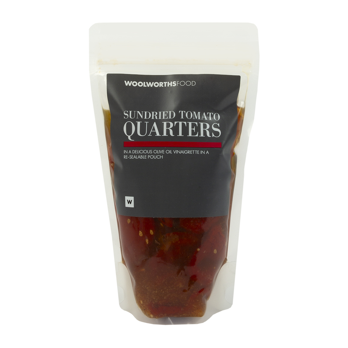 Sundried Tomato Quarters In Resealable Pouch 440 g