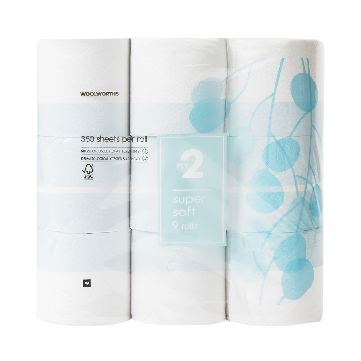 Super Soft 2 Ply Toilet Paper 9 pk
