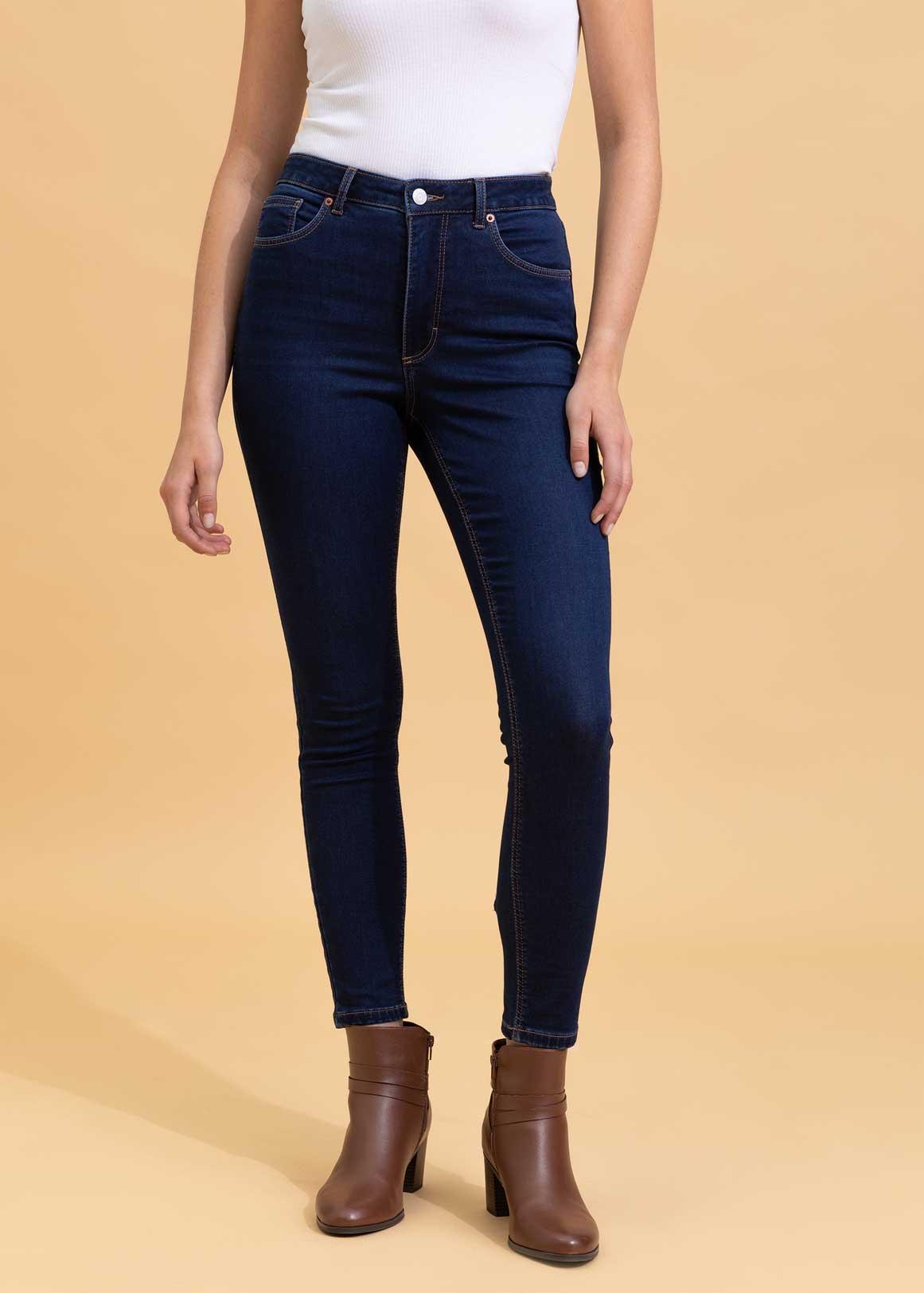 Bulk-buy Womens Skinny Soft Jeans High Waist Denim Leggings