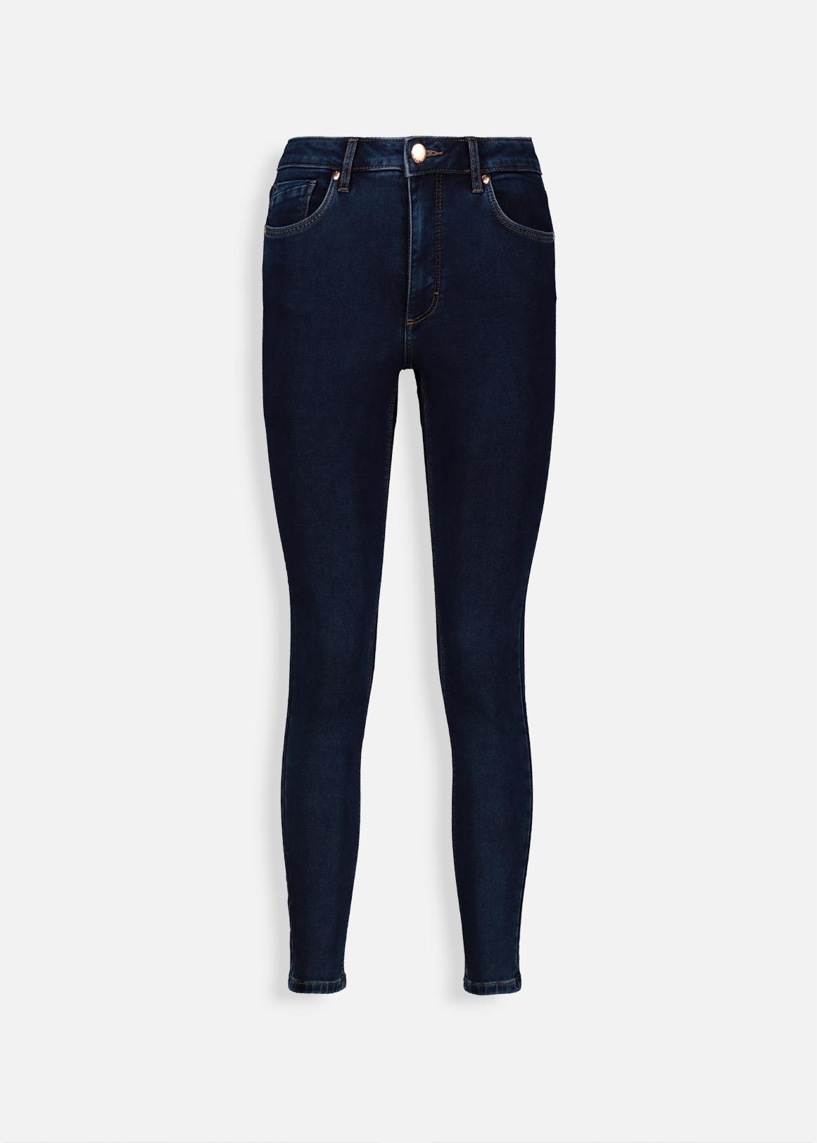 Super High Waisted Dark Wash Supersoft Skinny Jeans