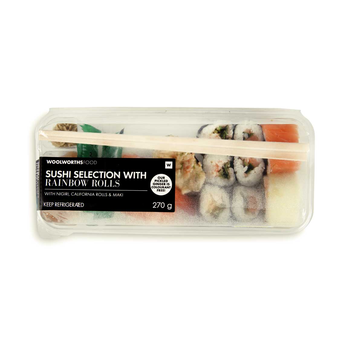 Sushi Selection With Rainbow Rolls 2go 270g Woolworths co za sushi-selection-with-rainbow-rolls-2go-270g-woolworths-co-za