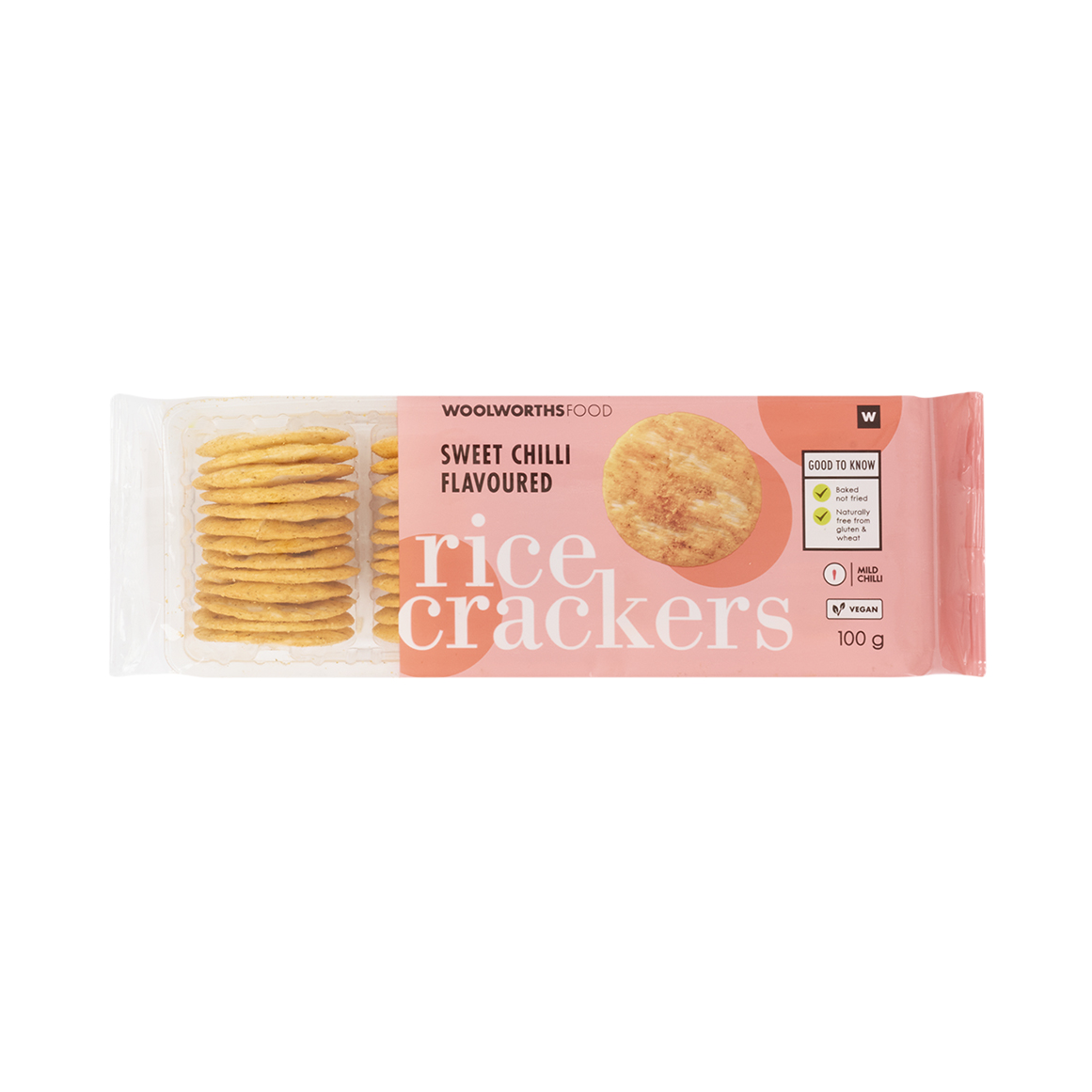 Sweet Chilli Crispy Rice Crackers 100 g