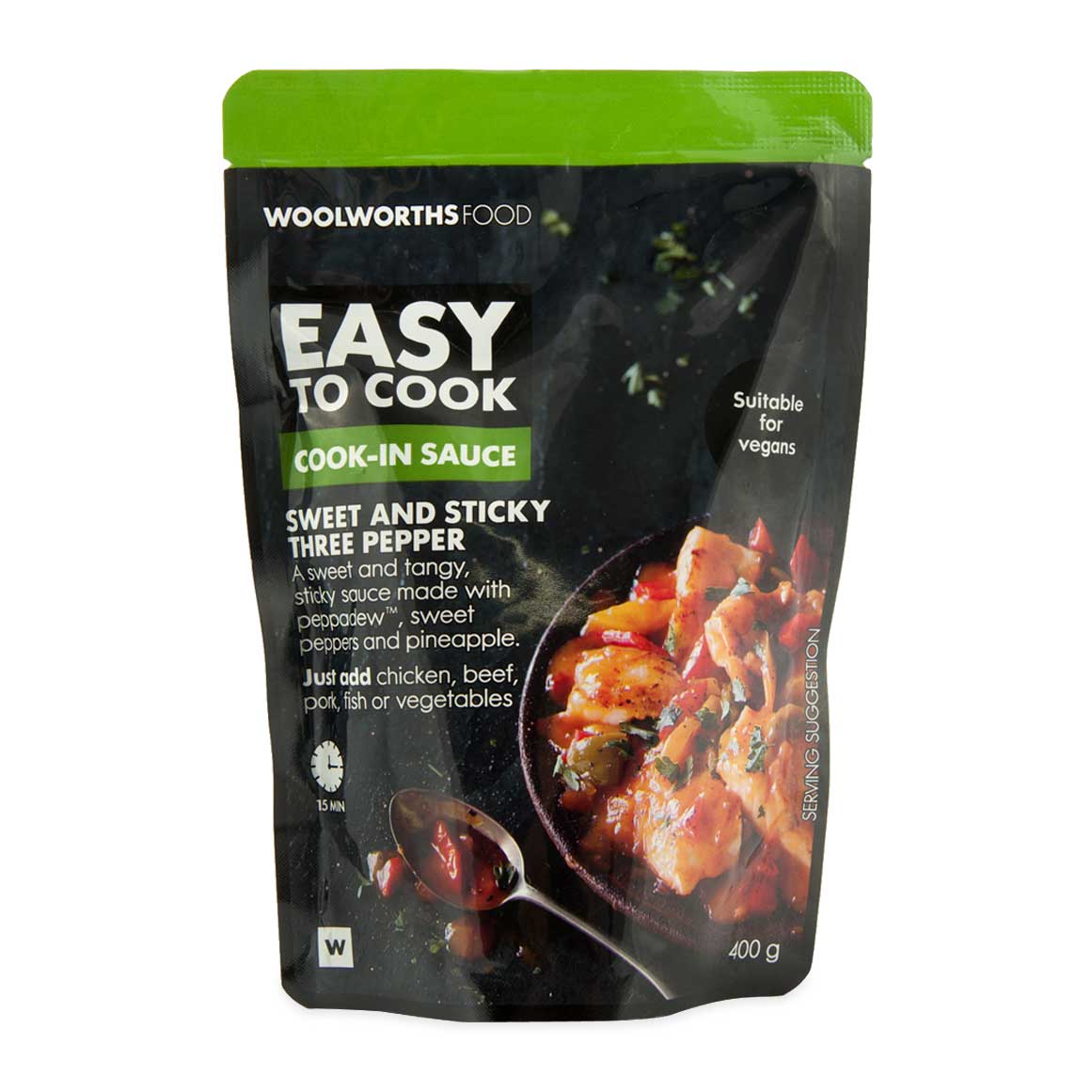 Sweet & Sticky Three Pepper Cook-in-Sauce 400g | Woolworths.co.za