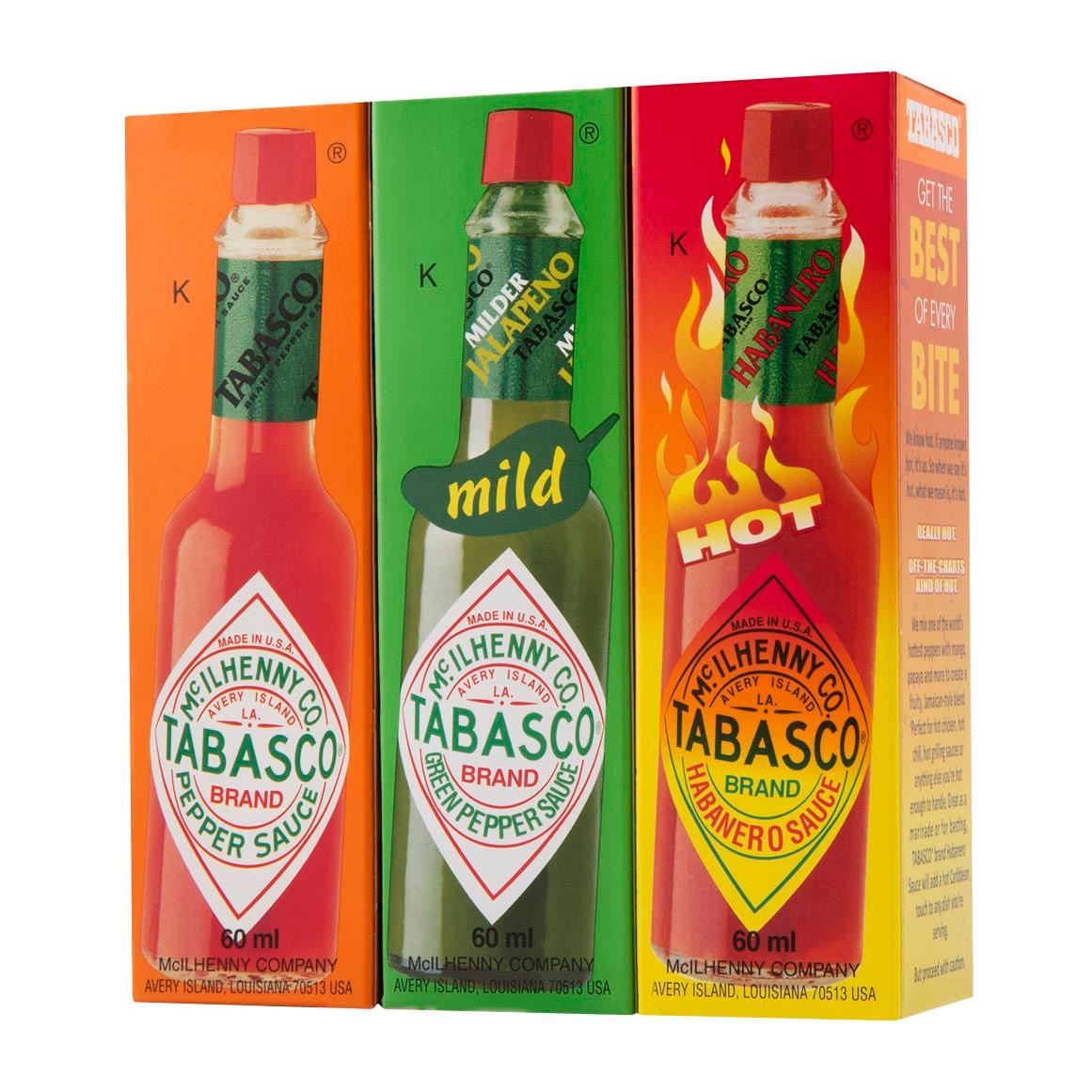 Tabasco Sauce Value Pack 3 x 60 ml