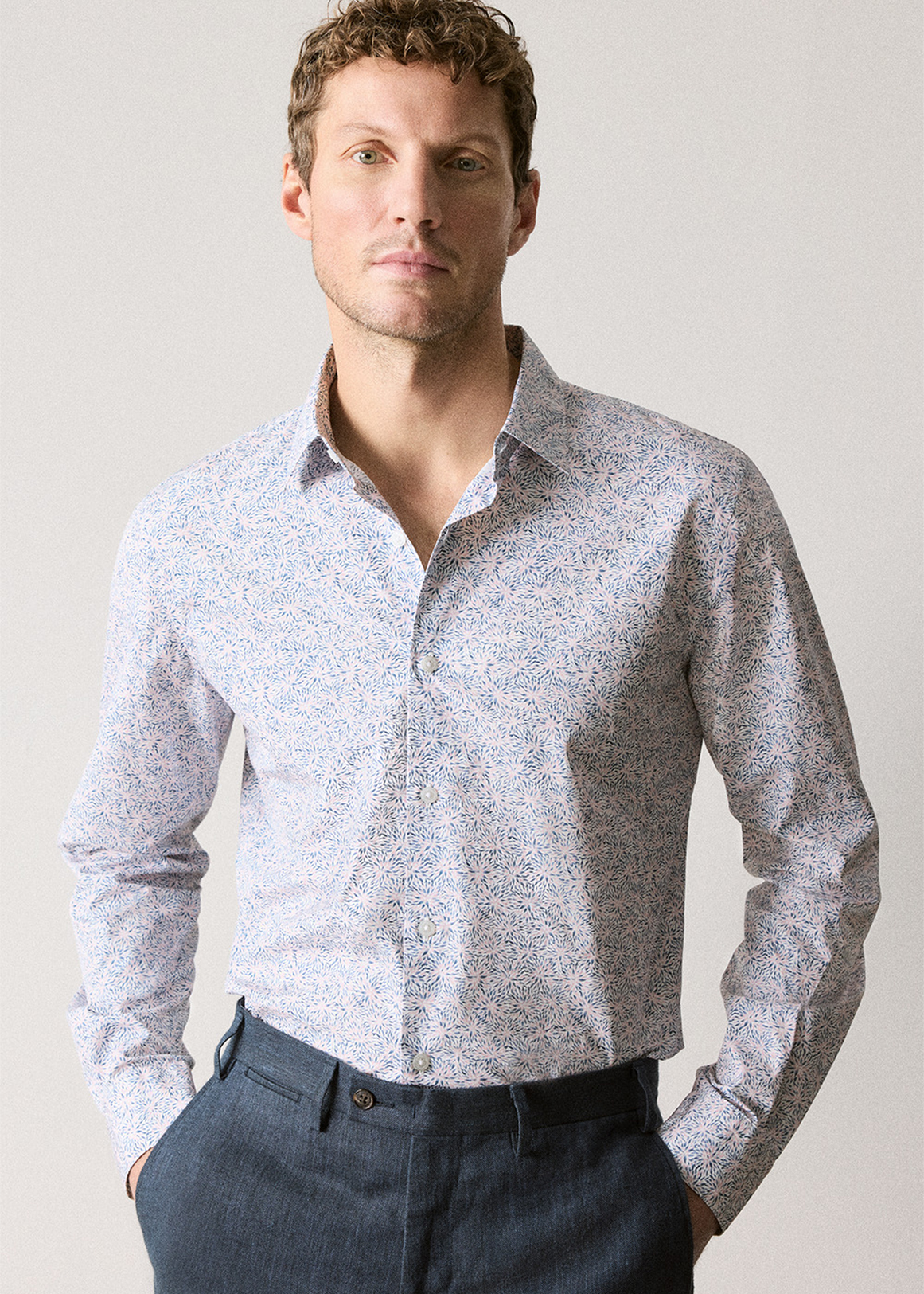 Tailored Fit Blooming Floral Shirt | Woolworths.co.za