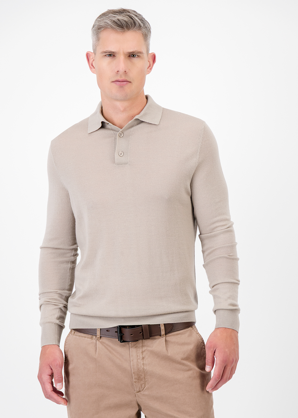 Tailored Fit Merino Wool Blend Golfer