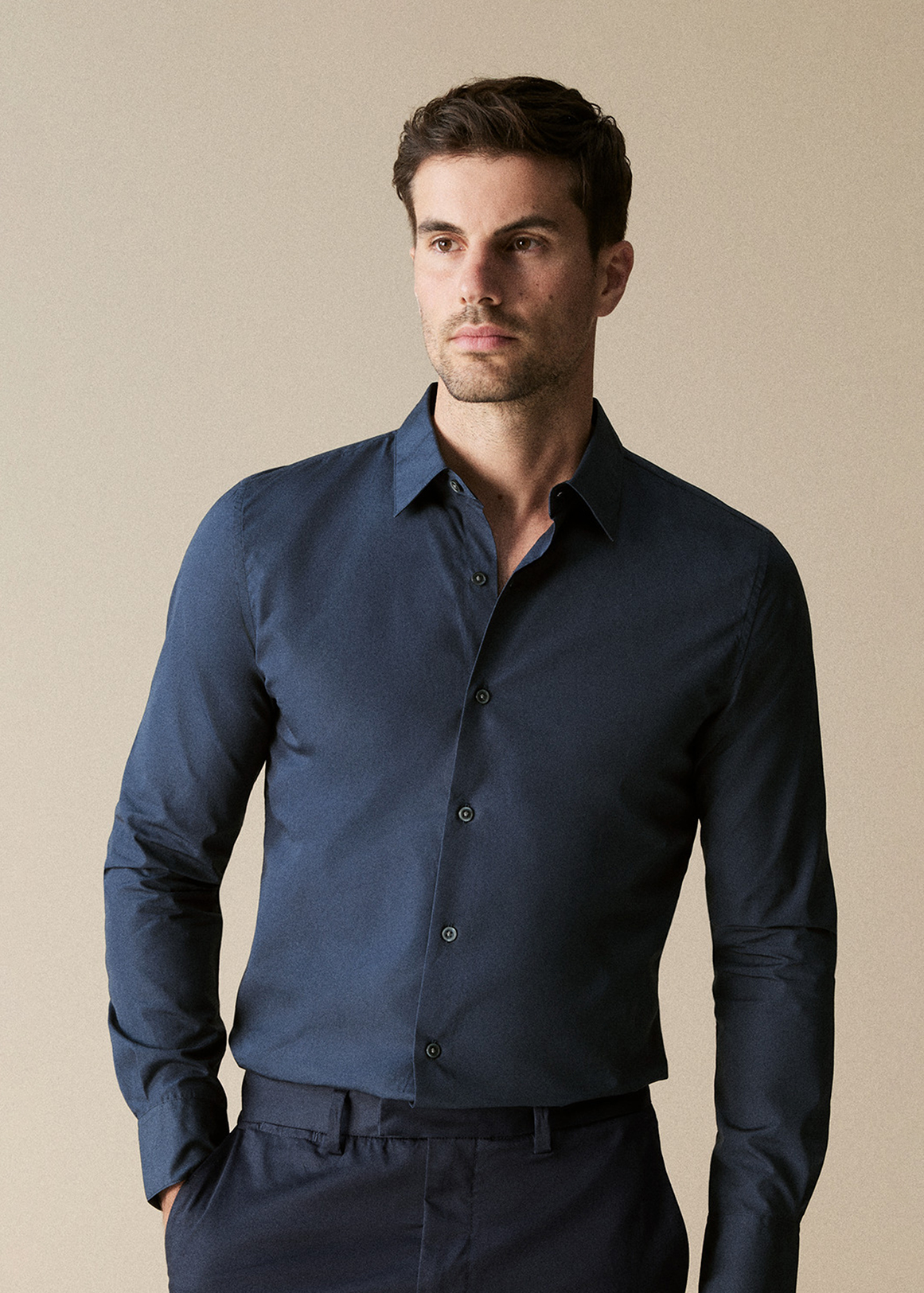 Tailored Fit Poplin Smart Shirt | Woolworths.co.za