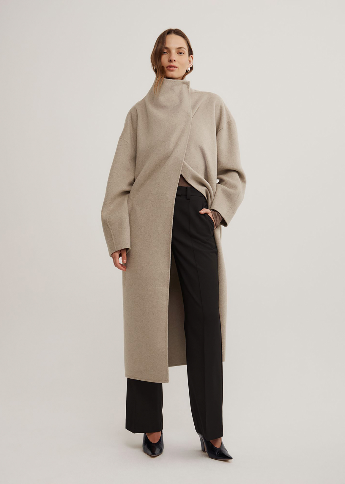 Tailored Straight Leg Pants