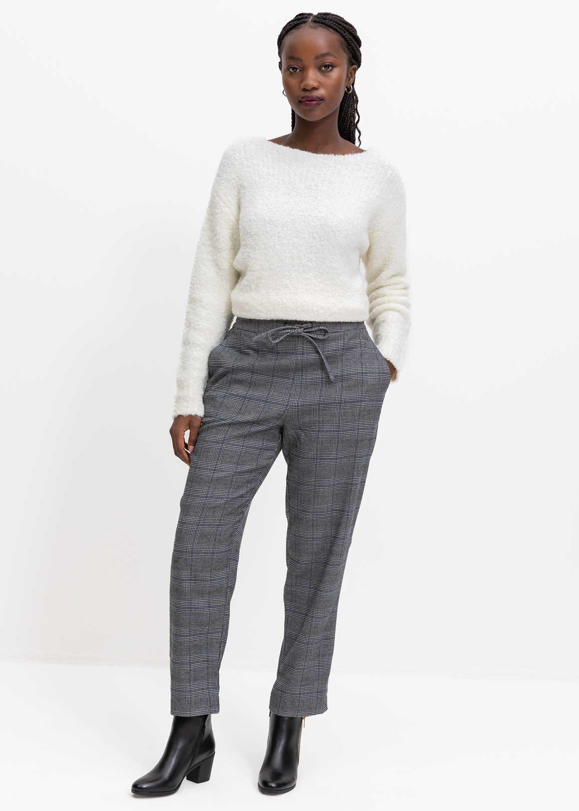Tapered Houndstooth Jogger Pants | Woolworths.co.za