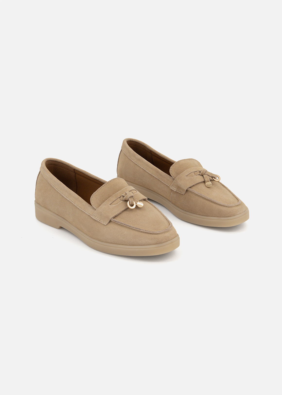 Tassel Suede Loafers