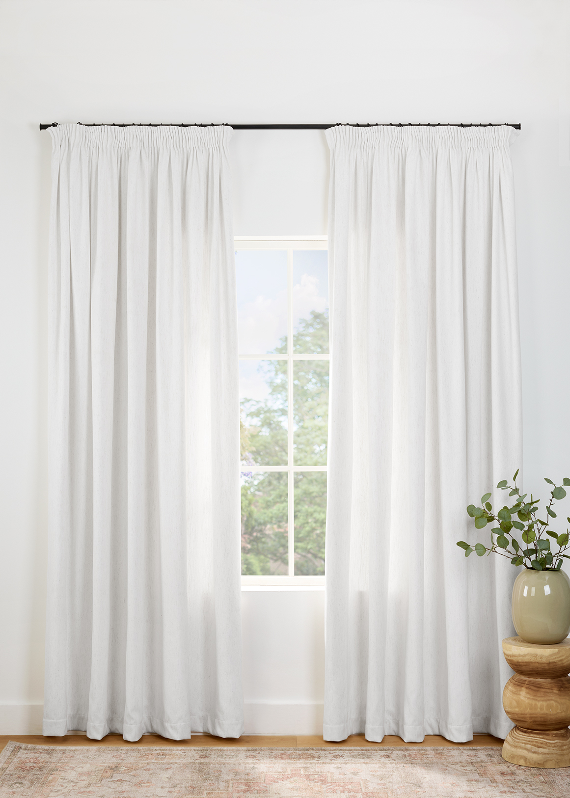 Tate Lined Taped Longer Length Curtain 230cm (W) x 250cm (L)