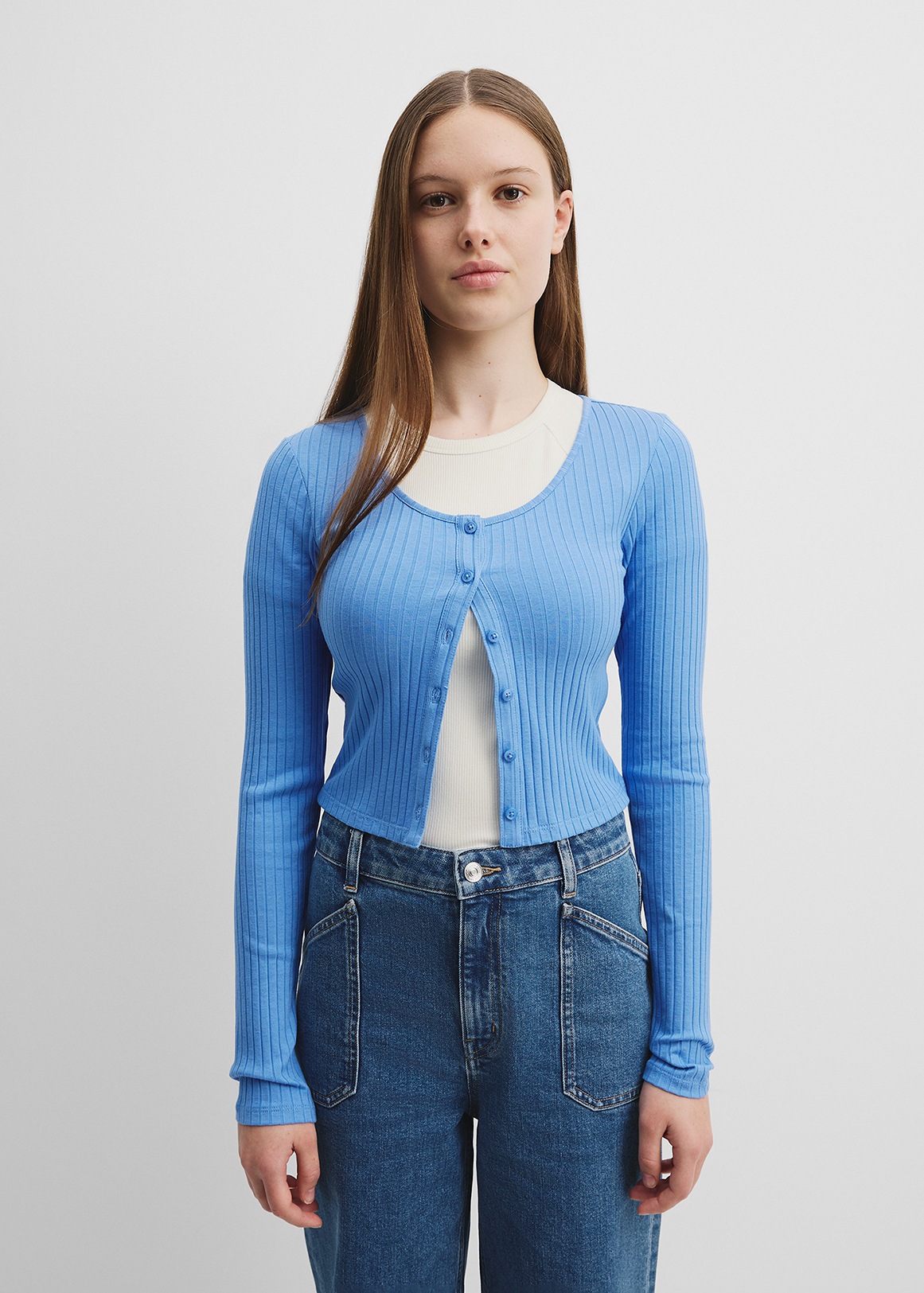Teen Rib Cardigan
