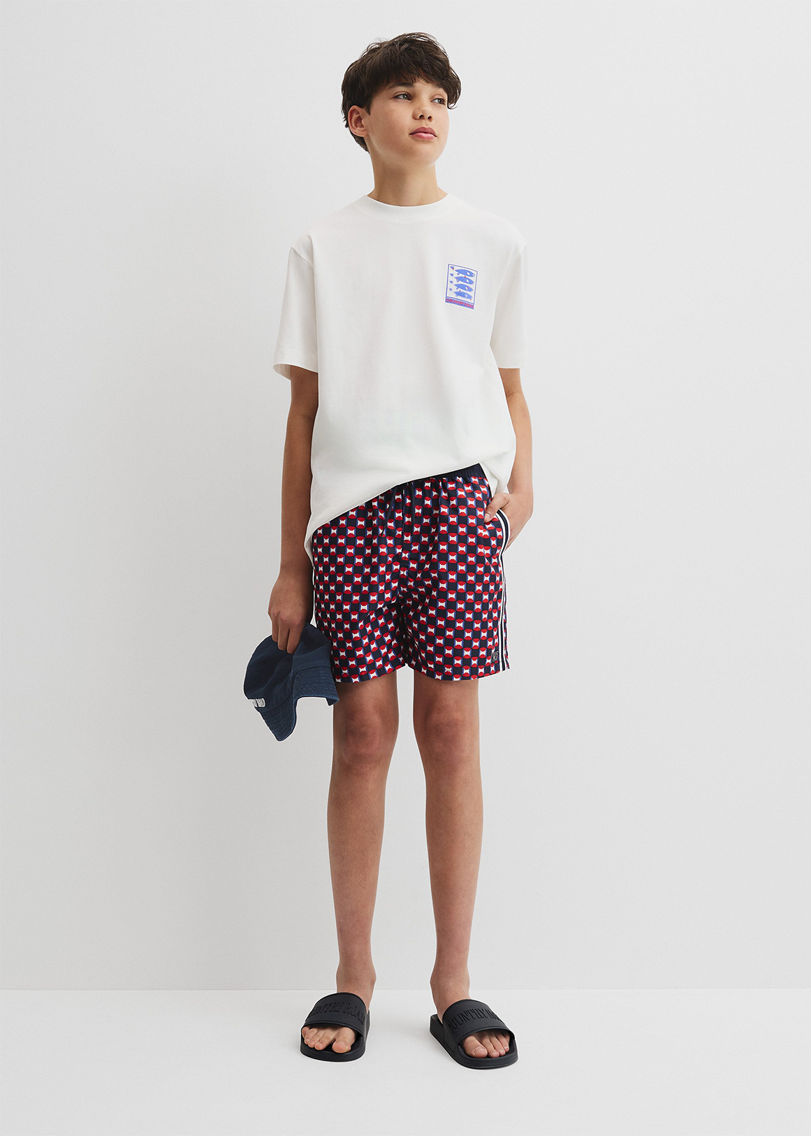 Teen Stripe Detail Board Short