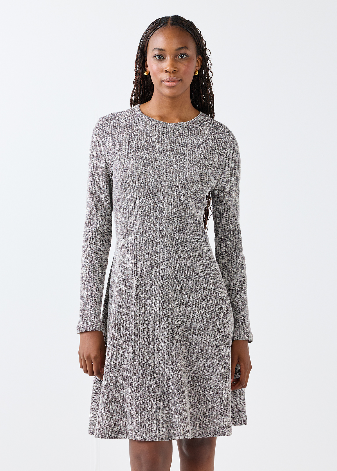 Textured Cut & Sew Dress