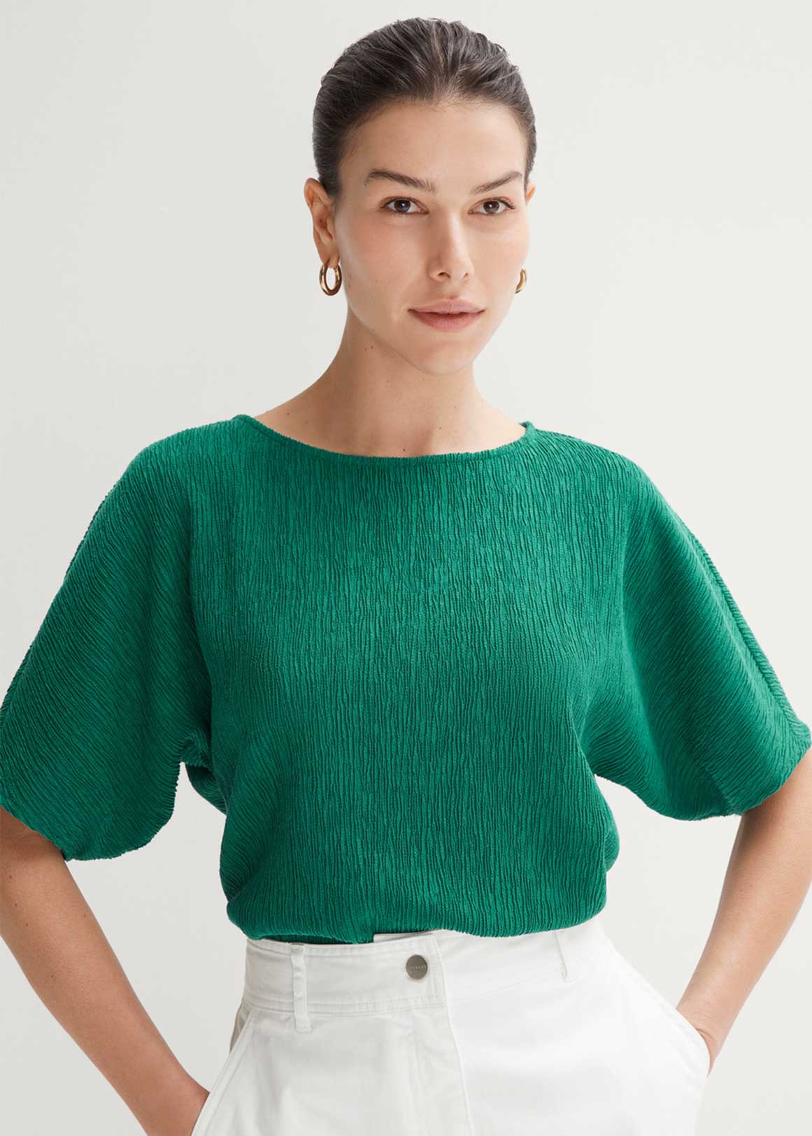 Textured Dolman Sleeve Top | Woolworths.co.za